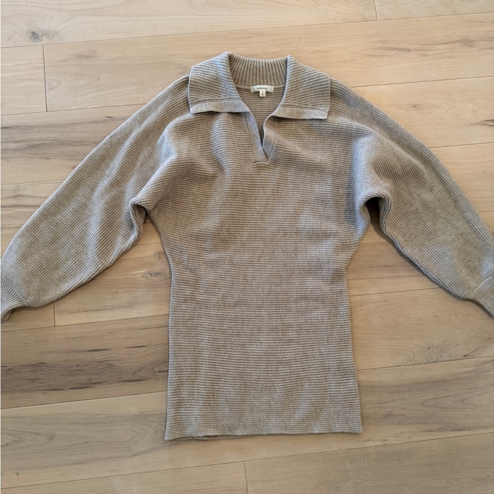 Size small, new without tags, Women's Beige Sweater dress